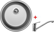 Sinks Round 450 + Pronto - Kitchen Sink and Tap Set