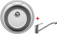 Sinks Round 510 + Pronto - Kitchen Sink and Tap Set
