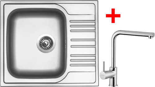 Sinks Star 580 + Elka - Kitchen Sink and Tap Set - Main image