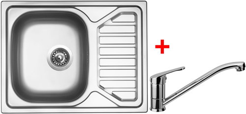 Sinks Okio 650 + Pronto - Kitchen Sink and Tap Set - Main image