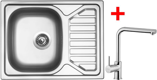 Sinks Okio 650 + Elka - Kitchen Sink and Tap Set - Main image