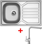 Sinks Okio 800 + Elka - Kitchen Sink and Tap Set