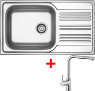 Sinks Star 860 XXL + Elka - Kitchen Sink and Tap Set