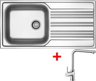 Sinks Star 1000 XXL + Elka - Kitchen Sink and Tap Set