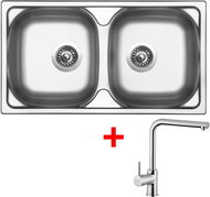 Sinks Okio 780 Duo + Elka - Kitchen Sink and Tap Set