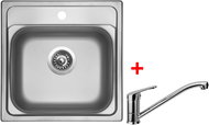 Sinks Manaus 480 + Pronto - Kitchen Sink and Tap Set