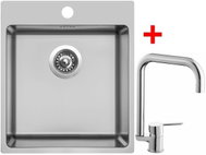 Sinks Blocker 450 + Cornia - Kitchen Sink and Tap Set