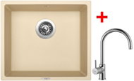Sinks Frame 457 Sahara + Vitalia - Kitchen Sink and Tap Set
