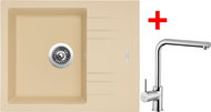 Sinks Linea 600 Sahara + Elka - Kitchen Sink and Tap Set