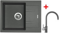 Sinks Linea 600 Titanium + Vitalia GR - Kitchen Sink and Tap Set