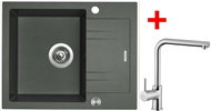 Sinks Linea 600 XC Titanium + Elka - Kitchen Sink and Tap Set