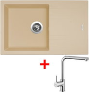 Sinks Linea 780 Sahara + Elka - Kitchen Sink and Tap Set