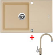 Sinks Linea 780 XC Sahara + Vitalia GR - Set dřezu a baterie