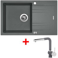 Sinks Linea 780 XC Titanium + Mix 3 P GR - Kitchen Sink and Tap Set