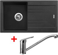 Sinks Rapid 780 Granblack + Pronto - Kitchen Sink and Tap Set