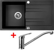 Sinks Rapid 780 XC Granblack + Pronto - Kitchen Sink and Tap Set