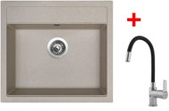 Sinks Solo 560 Avena + Flexia - Kitchen Sink and Tap Set