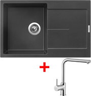 Sinks Ultima 790 Metalblack + Elka - Kitchen Sink and Tap Set