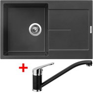 Sinks Ultima 790 Metalblack + Pronto GR - Kitchen Sink and Tap Set