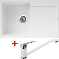 Sinks Ultima 790 Milk + Pronto GR - Kitchen Sink and Tap Set