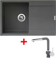 Sinks Ultima 790 Titanium + Mix 3 P GR - Kitchen Sink and Tap Set