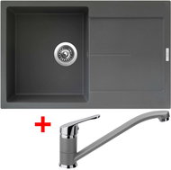 Sinks Ultima 790 Titanium + Pronto GR - Kitchen Sink and Tap Set