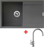 Sinks Ultima 790 Titanium + Vitalia - Kitchen Sink and Tap Set