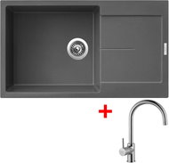 Sinks Ultima 860 XXL Titanium + Vitalia - Kitchen Sink and Tap Set