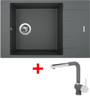 Sinks Vario 780 Titanium + Mix 3 P GR - Kitchen Sink and Tap Set