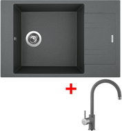 Sinks Vario 780 Titanium + Vitalia GR - Kitchen Sink and Tap Set