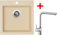 Sinks Viva 455 Sahara + Elka - Kitchen Sink and Tap Set
