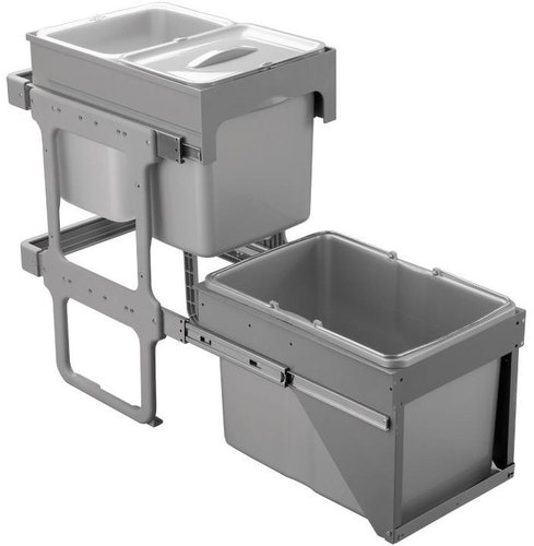 SINKS TANDEM FRONT 40 AU, 2x 16l + 1x 34l - Rubbish Bin - Main image