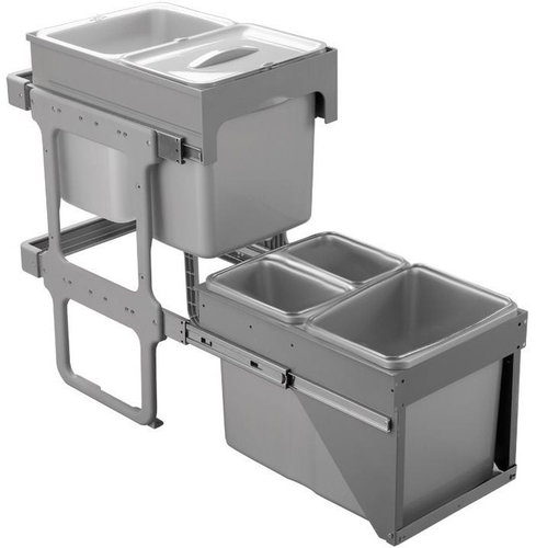 SINKS TANDEM FRONT 40 AU, 2x 8l + 3x 16l - Rubbish Bin - Main image