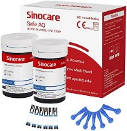 SINOCARE Set of 50 Replacement Strips + 50 Lancets for Safe AQ Smart - Test Strips