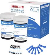 SINOCARE Set of 50 Replacement Strips + 50 Lancets for Safe AQ Angel - Test Strips