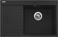 Sinks RIM 780 P Metalblack right - Granite Sink