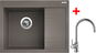 Sinks RIM 650 L Truffle + Vitalia - Set drezu a batérie