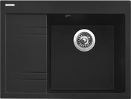 Sinks RIM 650 P Metalblack right - Granite Sink