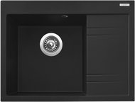 Sinks RIM 650 L Metalblack left - Granite Sink