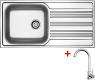 Sinks Star 1000 XXL + Arco celonerezový - Set dřezu a baterie