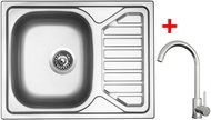 Sinks Okio 650 + Arco all stainless steel - Kitchen Sink and Tap Set