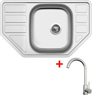 Sinks Corno 770 + Arco celonerezový - Set dřezu a baterie