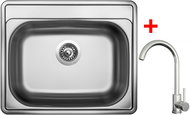 Sinks Comfort 600 + Arco all stainless steel - Kitchen Sink and Tap Set