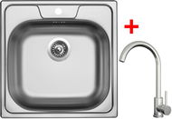 Sinks Classic 480 + Arco celonerezový - Set dřezu a baterie