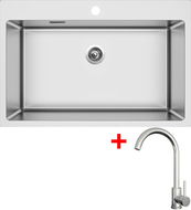 Sinks Blocker 760 + Arco celonerezový - Set dřezu a baterie