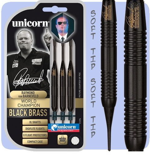 Unicorn World Champion Black Brass Raymond van Barneveld 17g - Darts - Main image