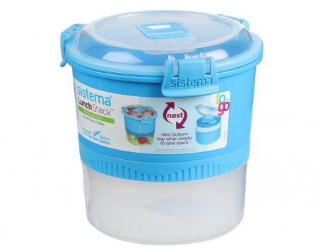 Sistema Lunch Stack To Go Blue Online 965ml (3) - Storage Jar - Main image