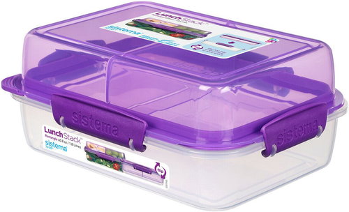 Sistema Lunch Stack Rectangle To Go Purple Online 1.8L  (4) - Storage Jar - Main image