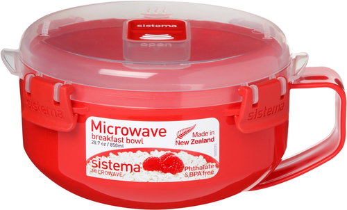 SISTEMA 850ml Microwave Breakfast Bowl - Storage Jar - Main image