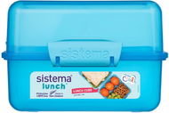 Sistema Krabička na oběd s 2 oddíly 1,4 l, modrá - Svačinový box